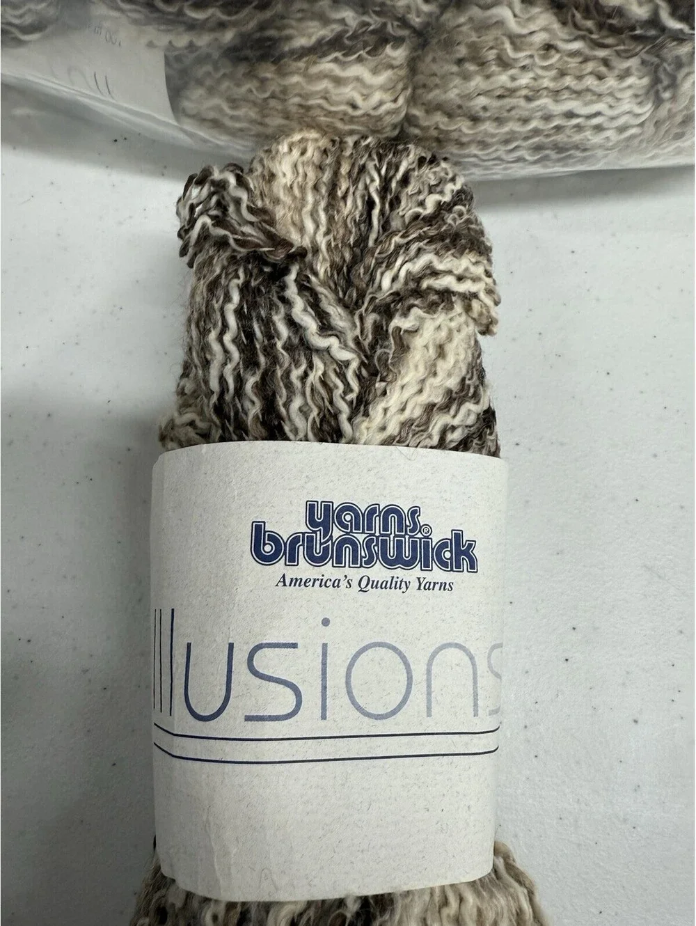Yarns Brunswick ‘illusions’ Acrylic/Cotton Yarn Shade Earth 10 Skein Lot